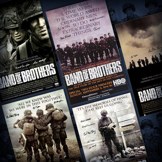 Autographed Band of Brothers movie posters