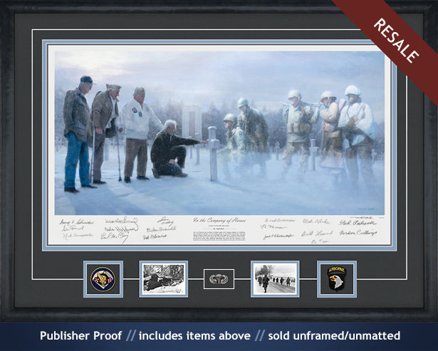 Band of Brothers paratroopers art print