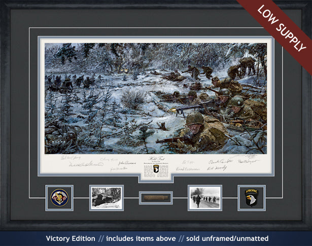 101st Airborne at Bastogne art print