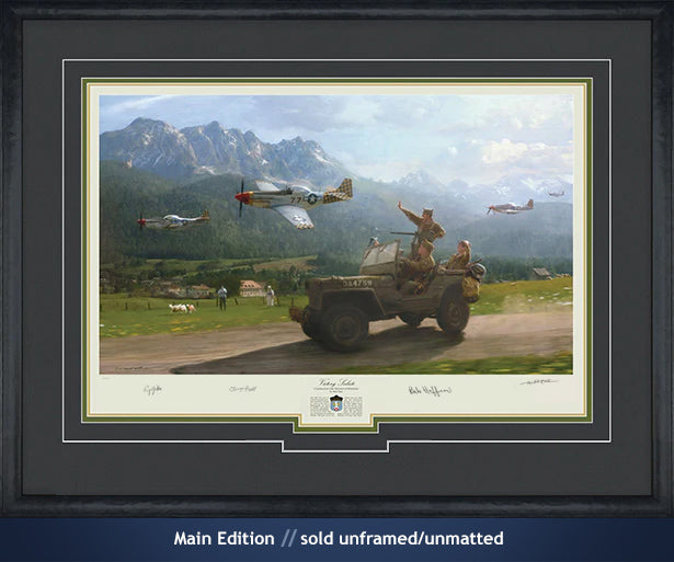 101st Airborne in Berchtesgaden art print