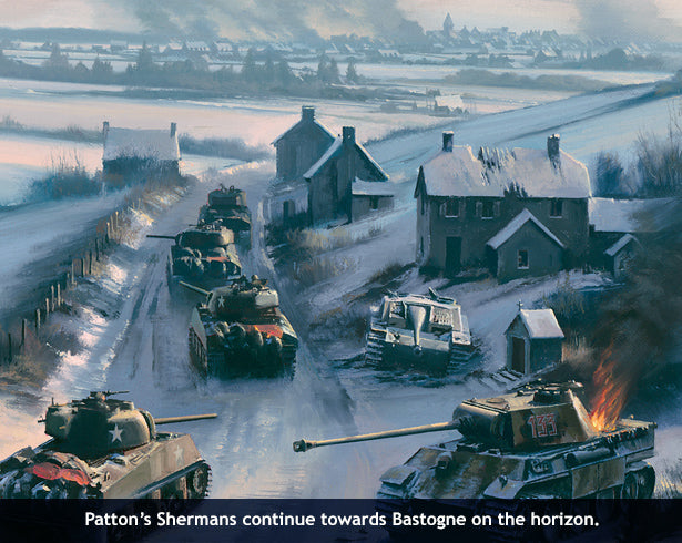 M4 Sherman tanks of Patton's Third Army 