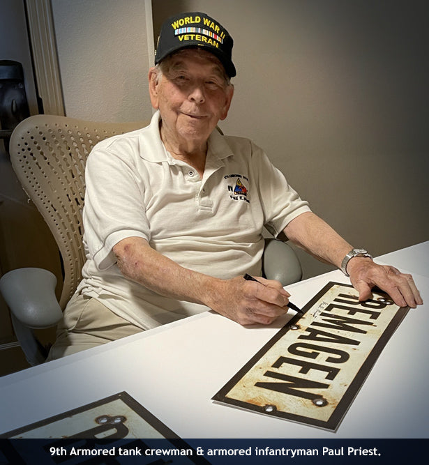 9th Armored Division veteran Paul Priest