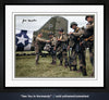 101st Airborne paratroopers prepare for D-Day autographed photo