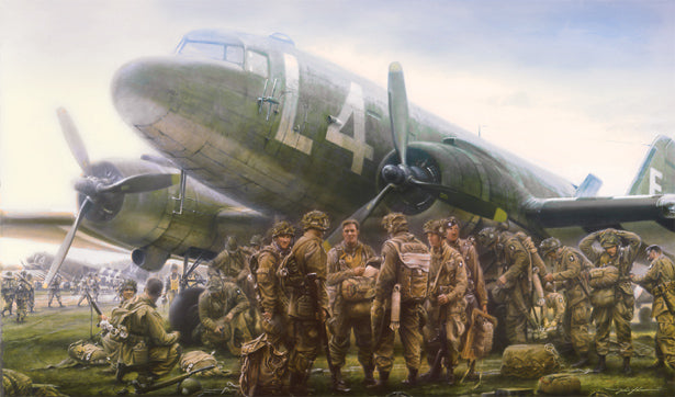 Dick Winters Band of Brothers autographed art