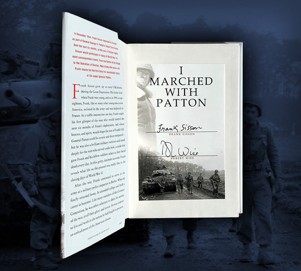 Autographed I Marched With Patton book