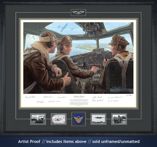 8th Air Force B-17 art print