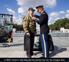 Clarence Smoyer receives the Bronze Star