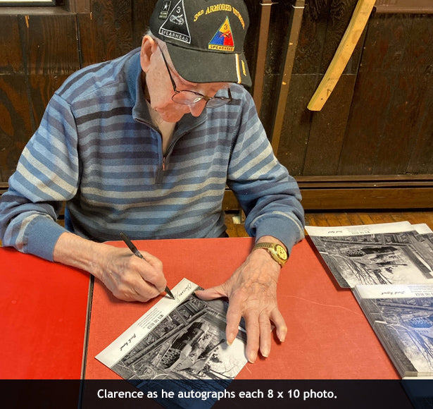 Sherman tank gunner Clarence Smoyer