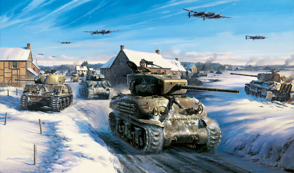 Counterpunch M4A1 Sherman tank print by Nicolas Trudgian – ValorStudios