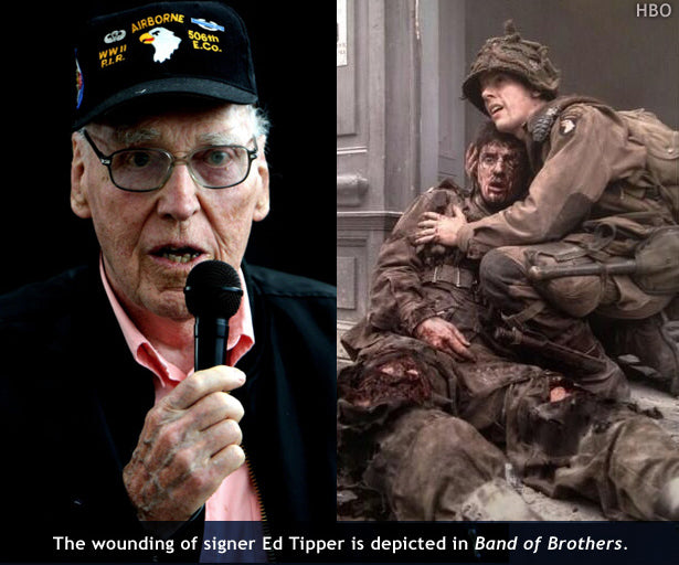 Band of Brothers paratrooper Ed Tipper