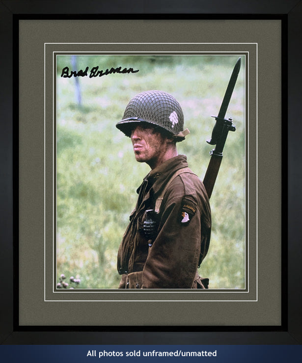 Brad Freeman autographed Dick Winters photo