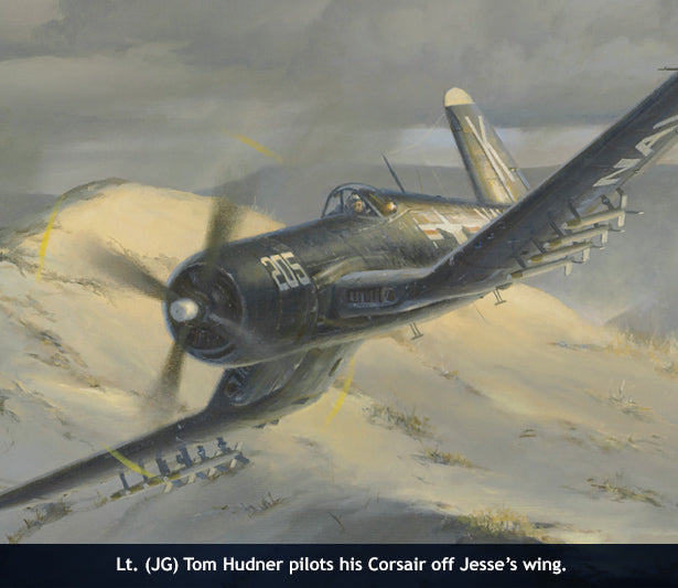 Lt. Tom Hudner in his Corsair