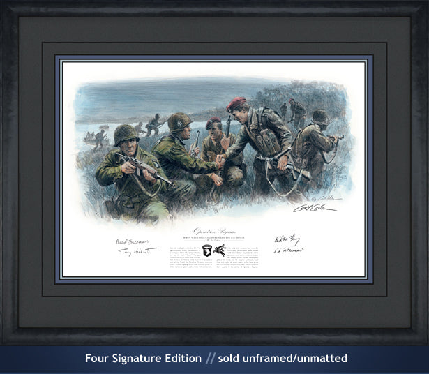 Operation Pegasus 101st Airborne art print