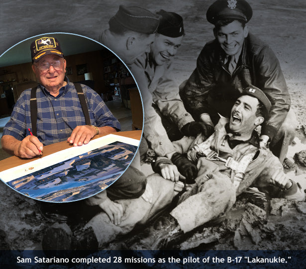 379th Bomb Group B-17 pilot Sam Satariano